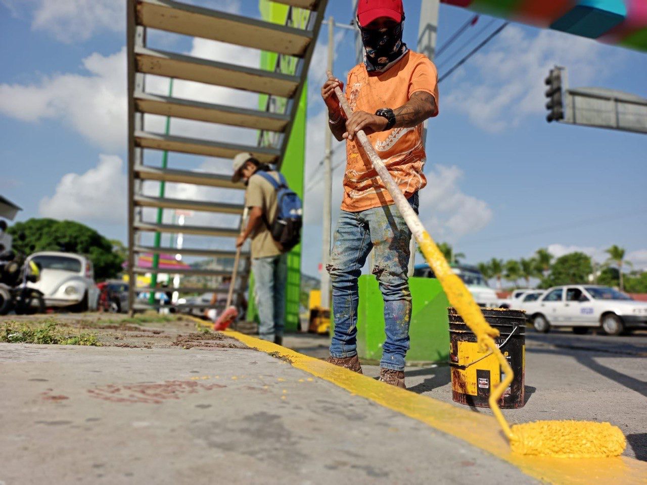 A través de Zihua al 100, Gobierno de Zihuatanejo continúa embelleciendo espacios públicos