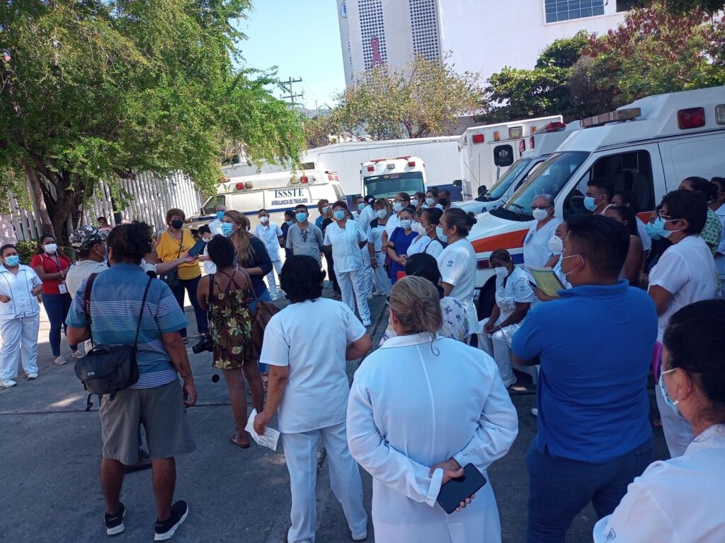 Denuncia personal del ISSSTE Acapulco condiciones deplorables del hospital