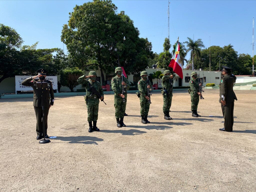 Cambian mandos en el 75º Batallón de Infantería de Petatlán