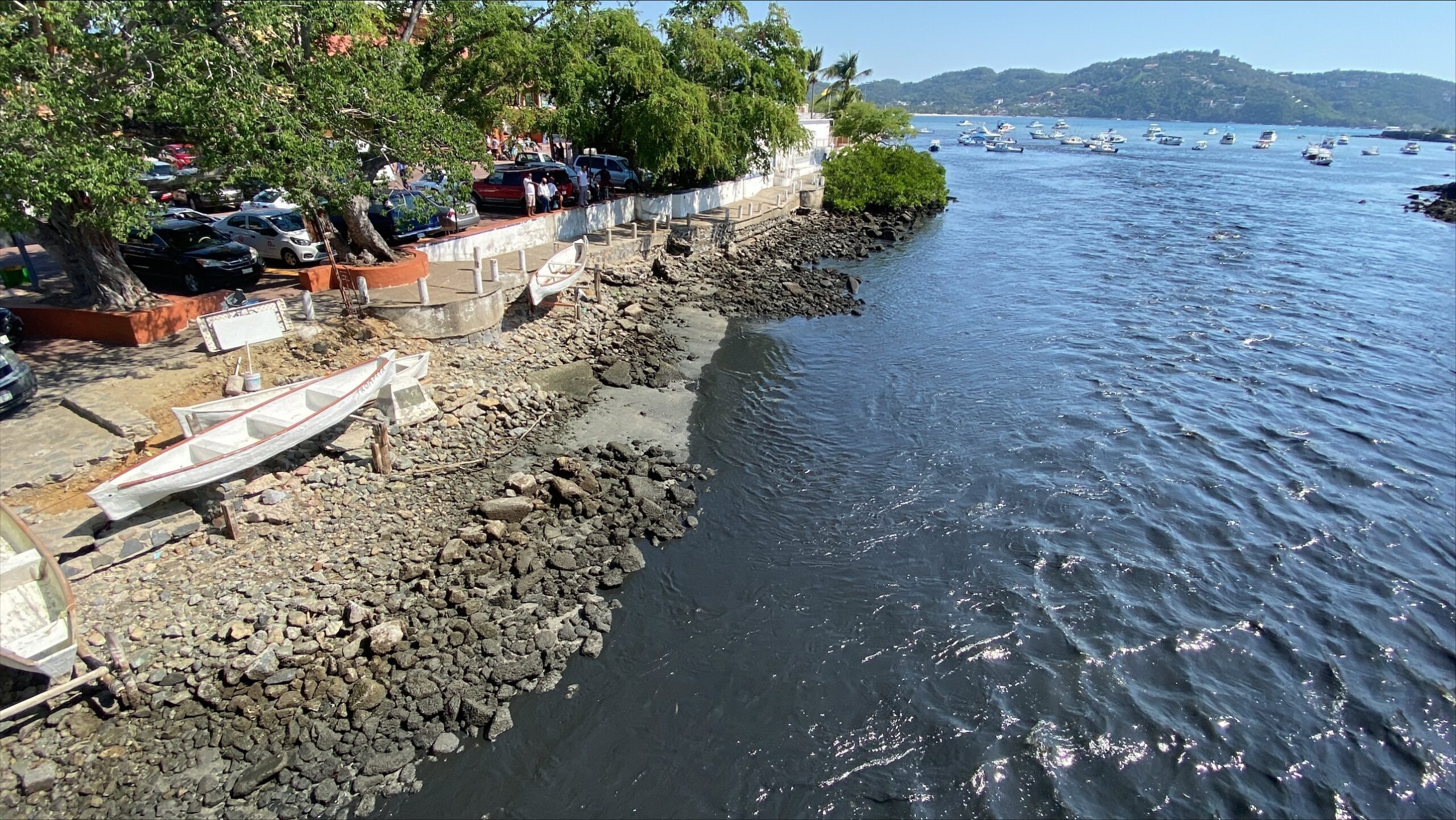 Laguna de Las Salinas en Zihuatanejo se recorre tras erupción de volcán marino en Nueva Zelanda