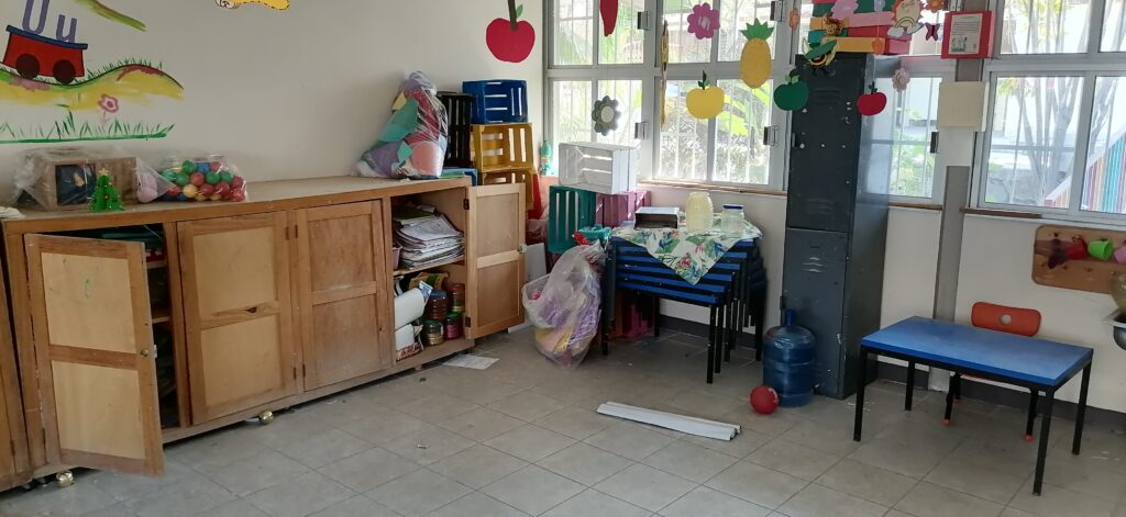 Chilpancingo… Robaron muebles de Jardín de Niños