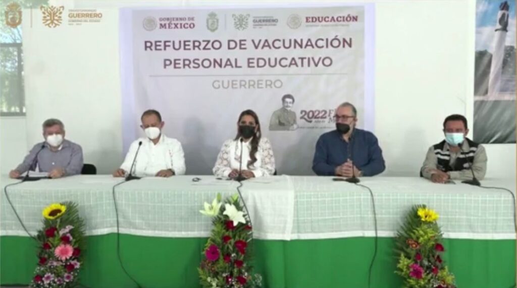 Convoca la gobernadora Evelyn Salgado al personal de Educación, a que reciba la dosis de refuerzo de la vacuna contra el Covid-19