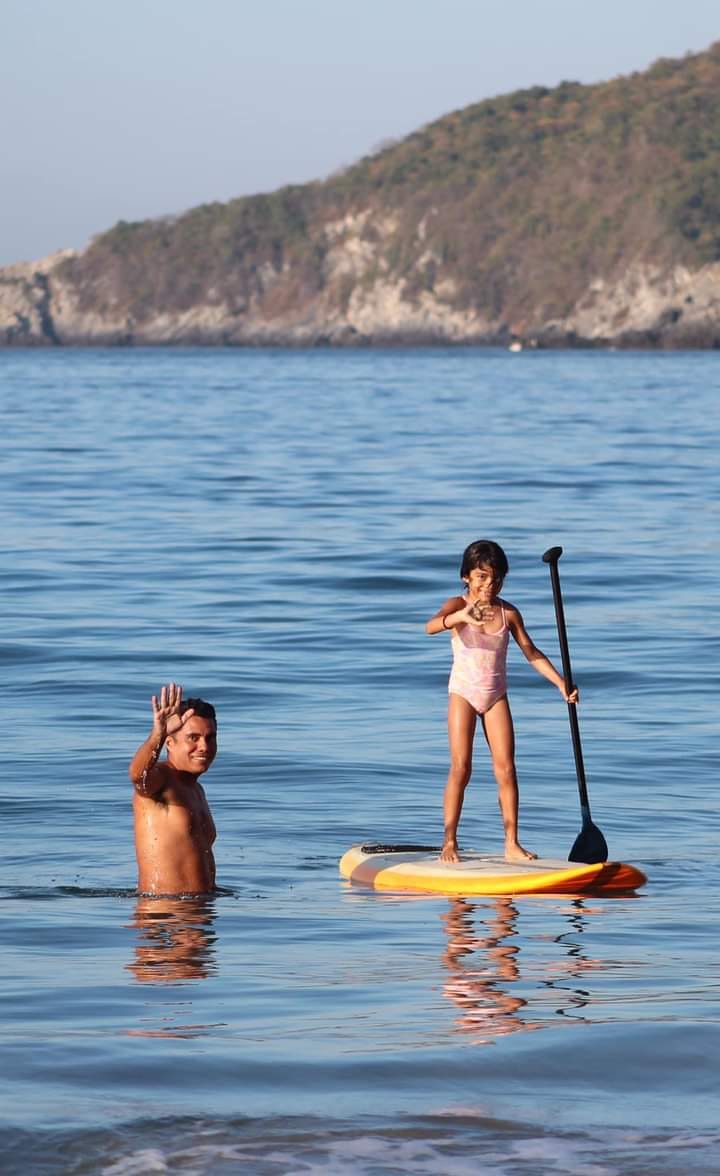 Turistas disfrutaron de los deportes acuáticos