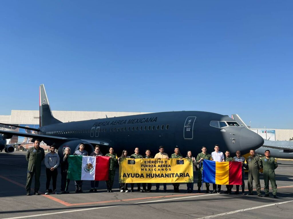 Viaja a Rumania avión de la Fuerza Aérea para repatriar a mexicanos evacuados de Ucrania 