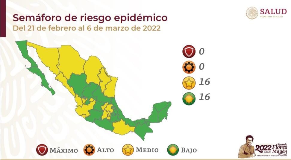 Guerrero regresa el lunes a color verde del Semáforo Epidemiológico del COVID-19
