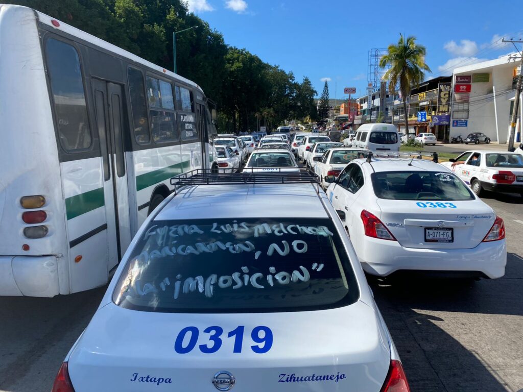 Transportistas protestan en rechazo a “imposición” de delegado estatal