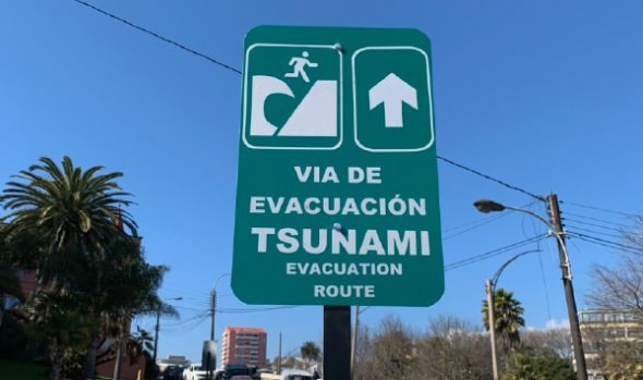 Iniciará la colocación de señalética de tsunamis en la ciudad