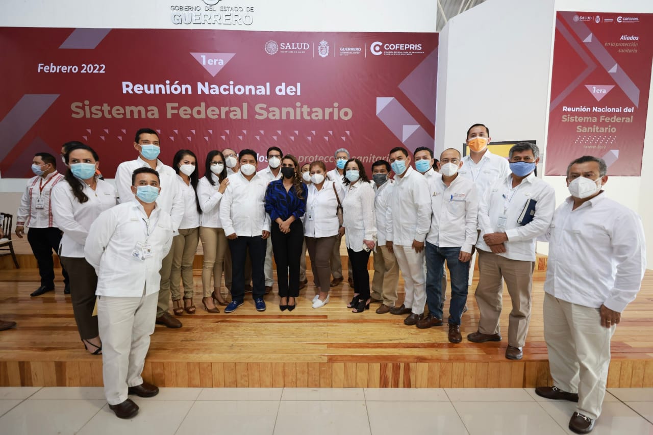 Inaugura Evelyn Salgado la Primera Reunión Nacional del Sistema Federal Sanitario en Guerrero