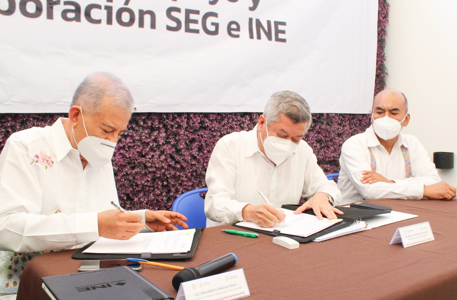 SEG firma convenio de colaboración con el INE
