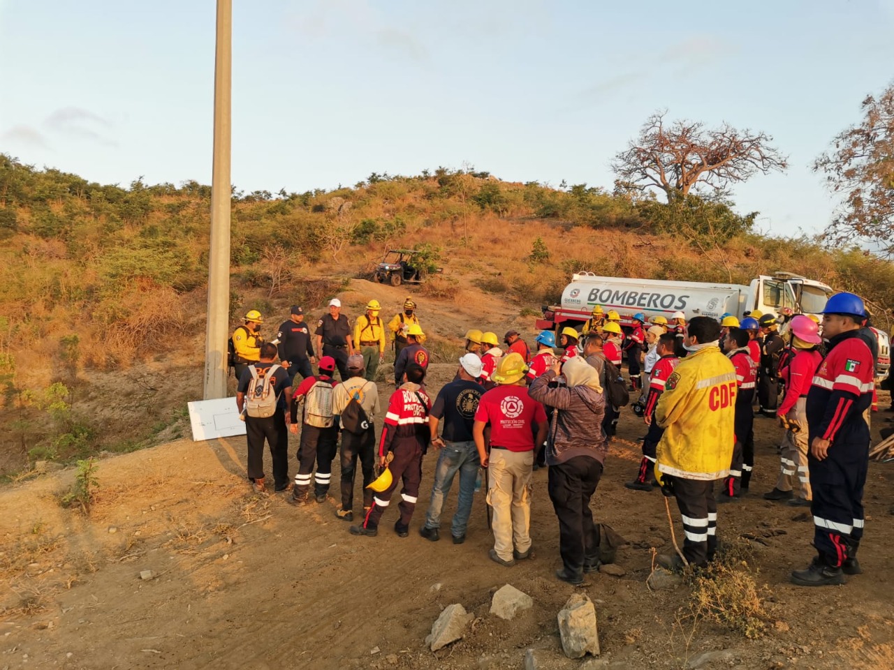 Capacitan a personal de PC para atender incendios