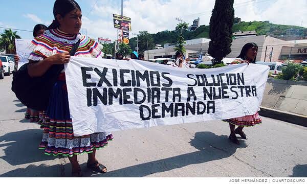 Colectivos exigen formalizar una Ley que proteja a familias que sufren de desplazamiento forzado