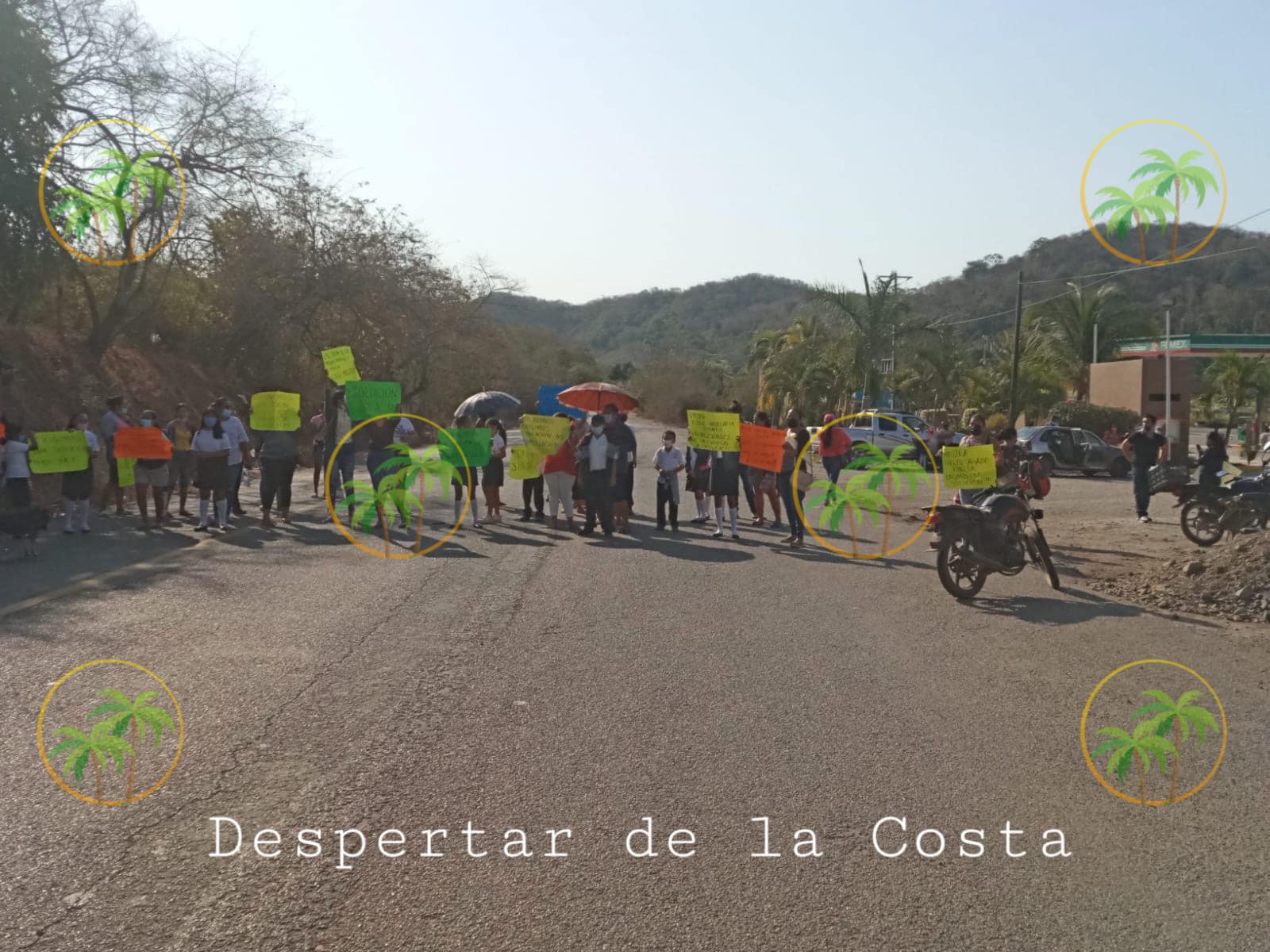 Bloquean carretera en Buena Vista