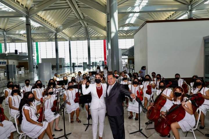 Asiste Evelyn Salgado a inauguración del nuevo Aeropuerto Internacional “General Felipe Ángeles”