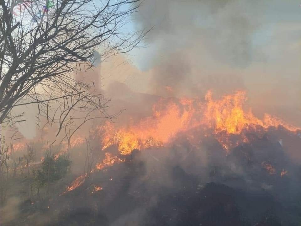 Señalan a un hombre por incendiar pastizal en Atoyac