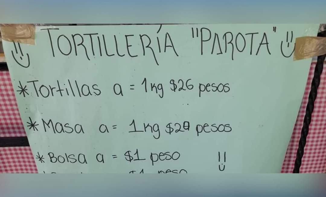 Piden que Profeco supervise precio de la tortilla