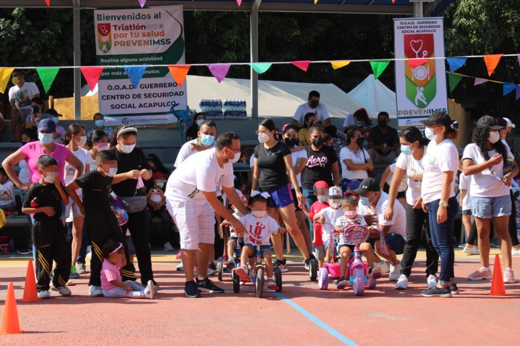 Realiza IMSS Guerrero circuito deportivo, en segundo día de Triatlón PrevenIMSS