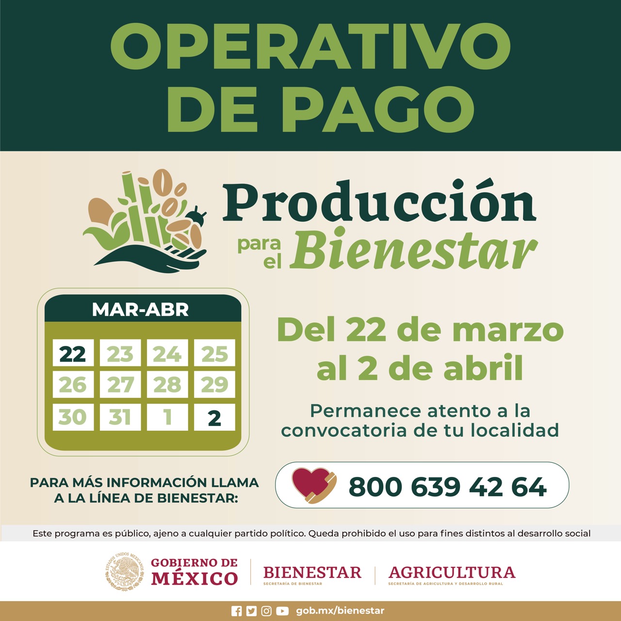 EN MARCHA OPERATIVO DE PAGO A PRODUCTORES DEL CAMPO EN EL PAÍS