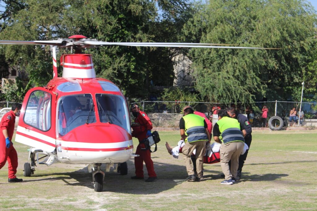 TRASLADA LA SSG DE FORMA EXITOSA POR AMBULANCIA AÉREA A UN PACIENTE CON TRAUMATISMO CRANEOENCEFÁLICO