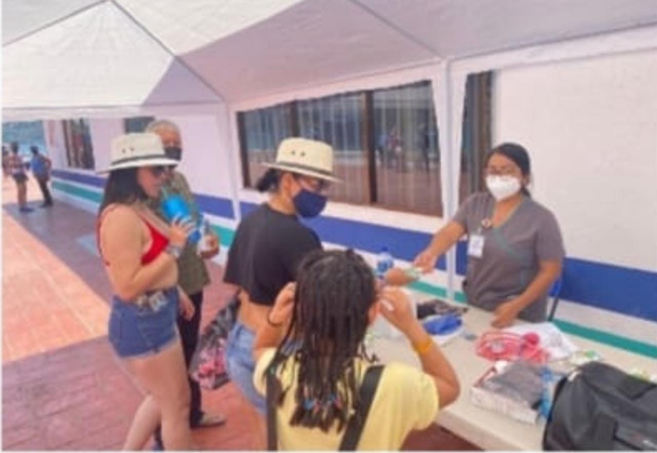 Sin casos de Covid, en módulos de atención médica en Zihuatanejo, reportan