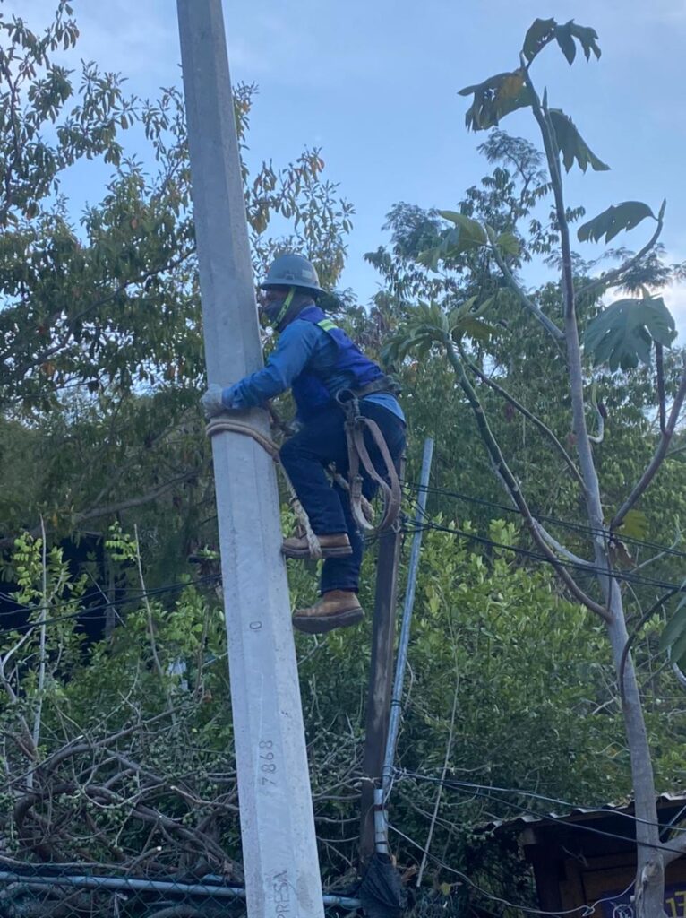 Comienzan en trabajar en la red de electrificación de la colonia Darío Galeana Parte Alta