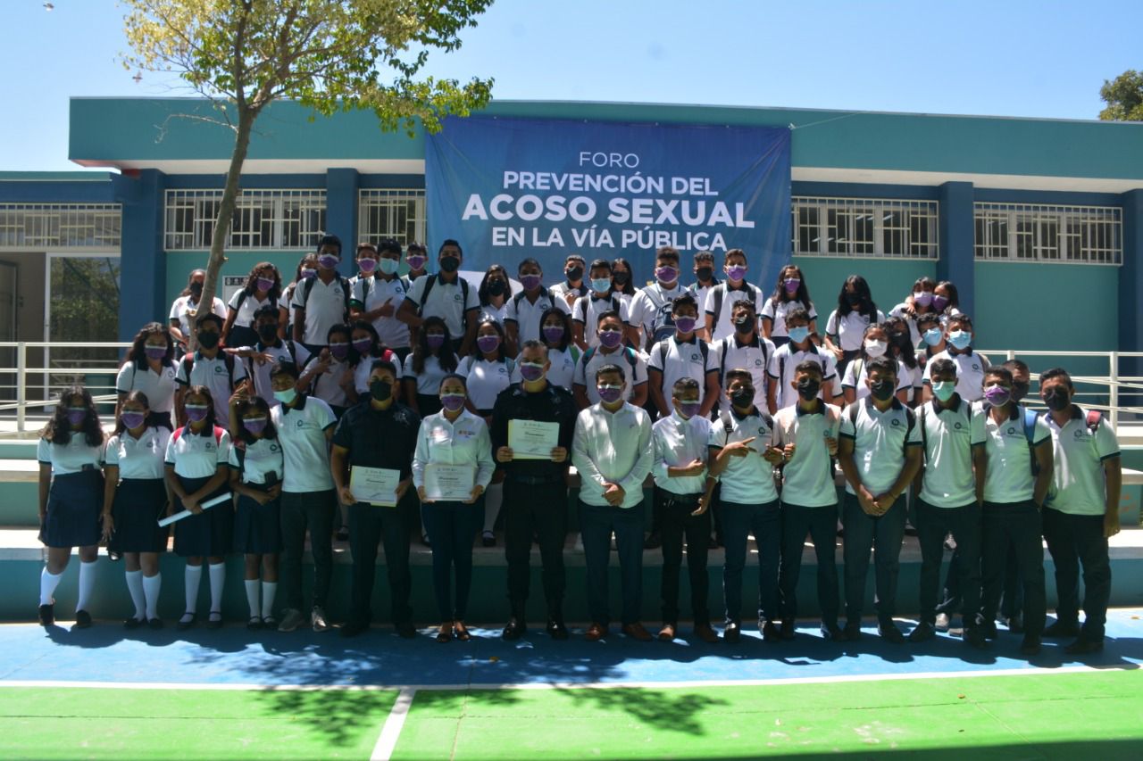 Realiza Cobach foro de prevención del Acoso Sexual en la vía pública para alumnos en Acapulco