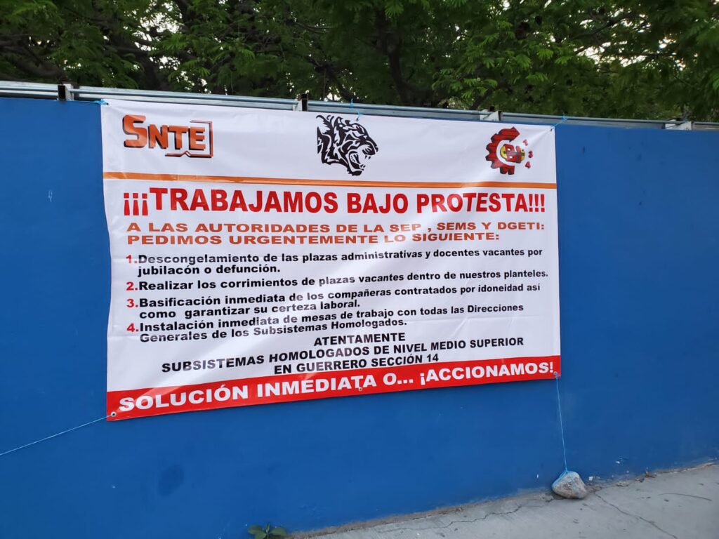 Por protesta se quedarían sin clases 40 mil estudiantes de Bachillerato, advierten