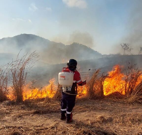 Incendio consume 15 hectáreas de pastizales en Pantla