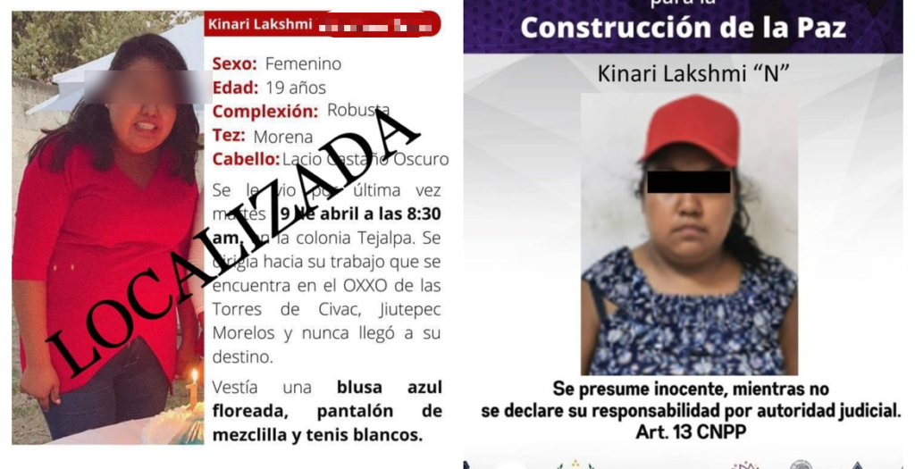 La reportaron como desaparecida en Morelos, pero en realidad estaba detenida
