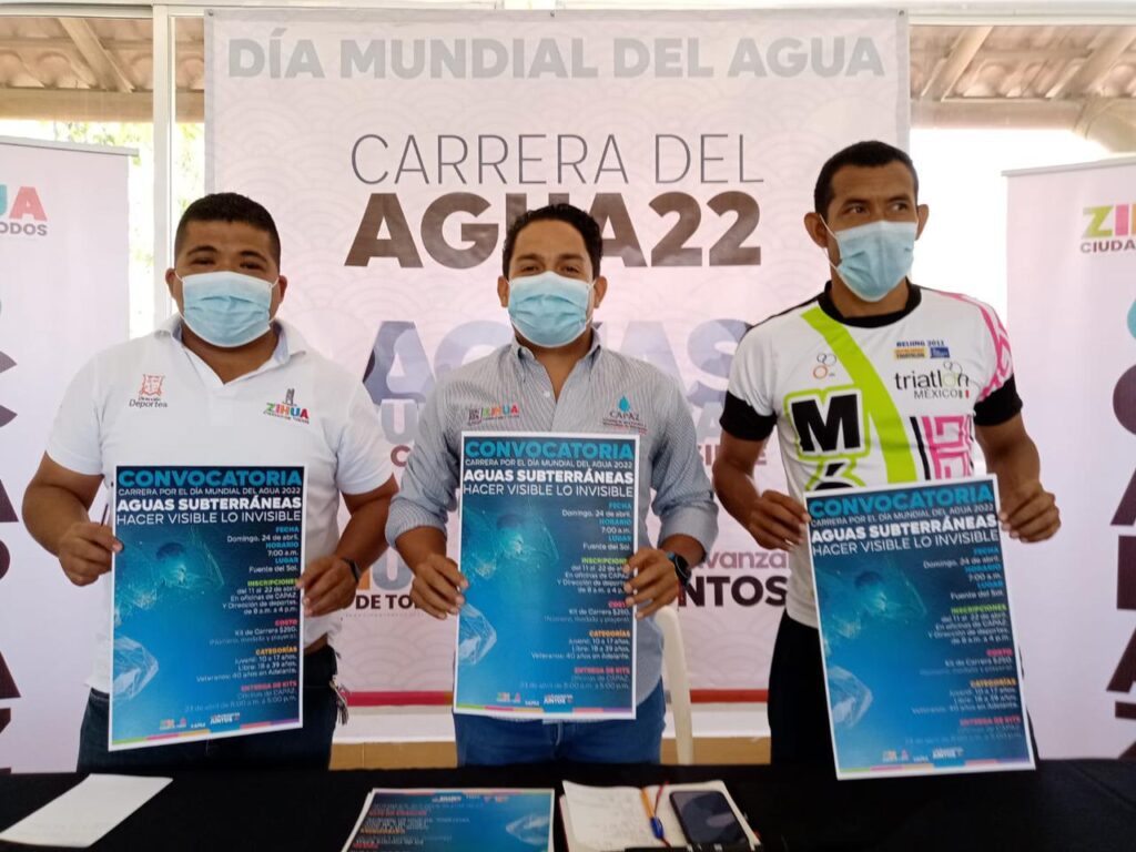 Lanzan convocatoria de la Carrera Atlética 5KM en el Día Mundial del Agua 2022