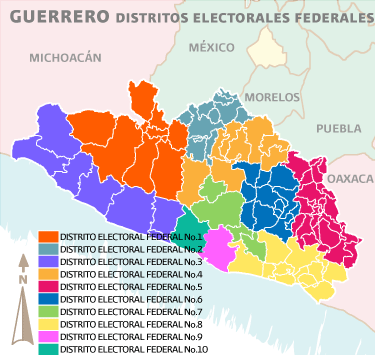 Plantean desaparición del distrito electoral 01 en Guerrero