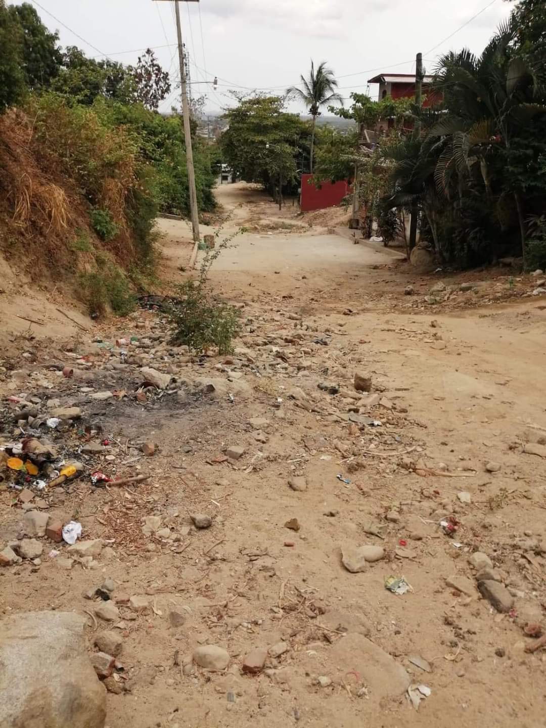 Solicitan pavimentación en calle de Atoyac