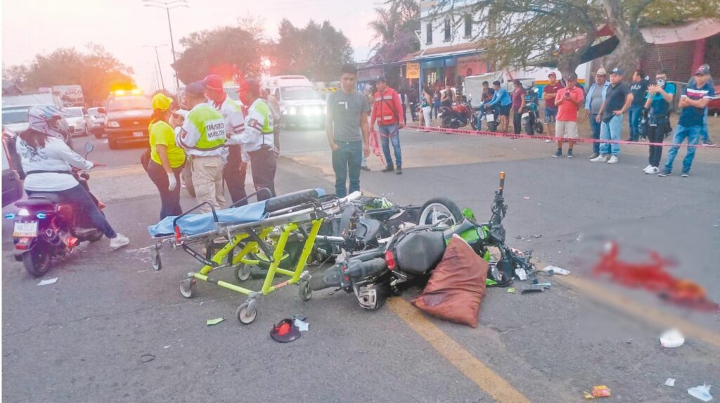 Saldo de nueve heridos en evento biker en Yecapixtla, Morelos