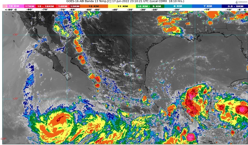 En Guerrero…  Se aleja el huracán Blas, pero viene la tormenta tropical Celia