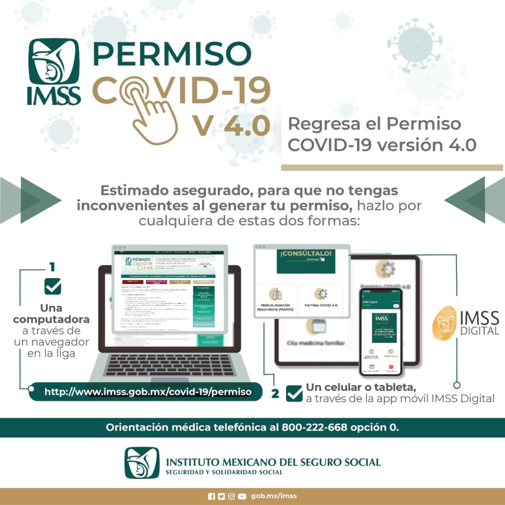 A través de plataforma digital es más rápido y sencillo tramitar Permiso COVID 4.0: IMSS Guerrero