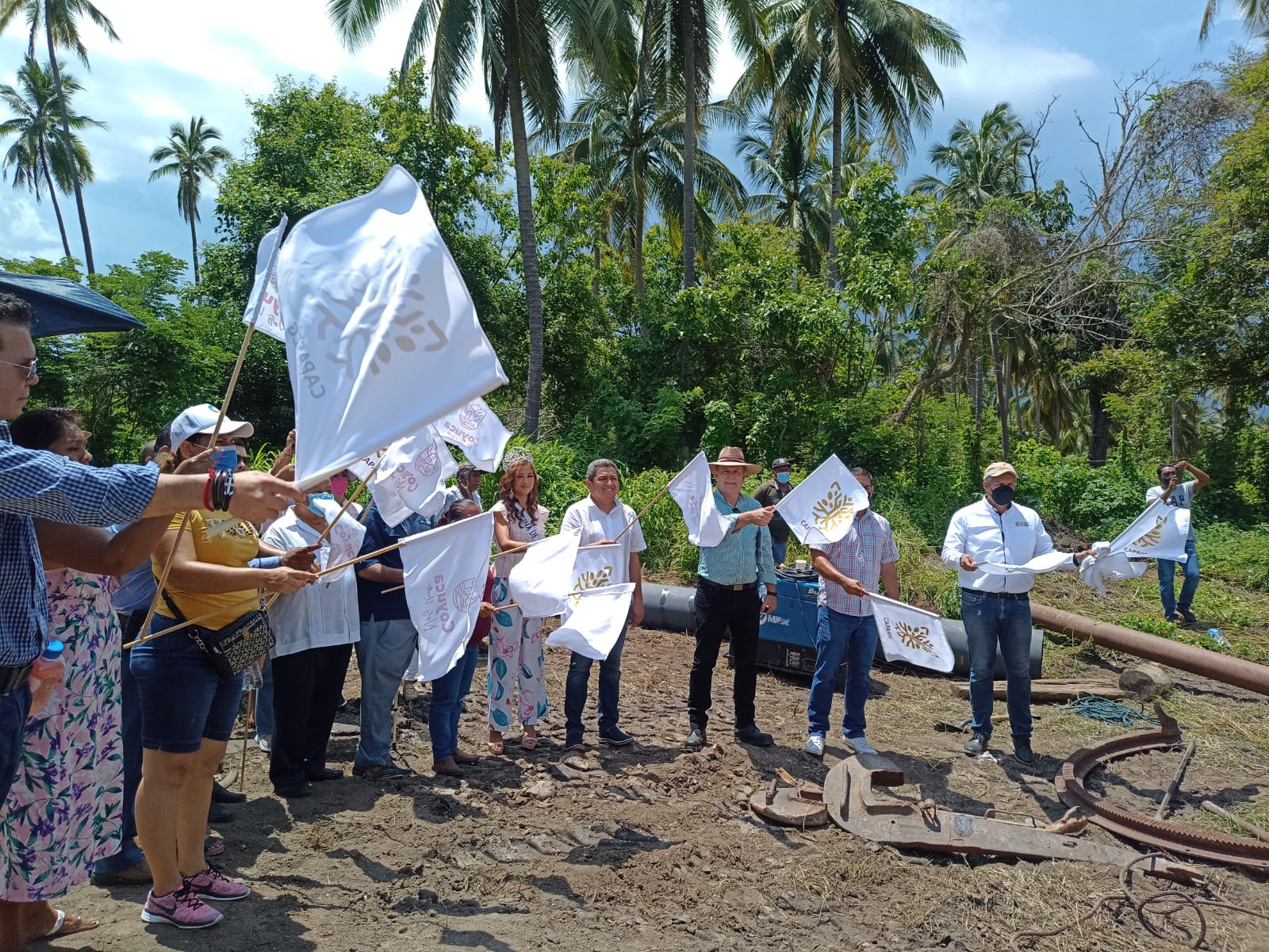 INICIA CAPASEG CONSTRUCCIÓN DEL SISTEMA DE AGUA EN BAJOS DEL EJIDO, COYUCA DE BENÍTEZ