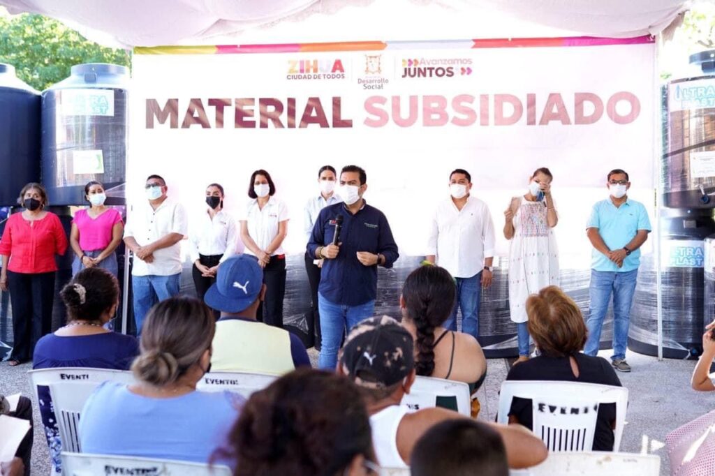 Gobierno de Jorge Sánchez Allec apoya a más familias para mejorar sus viviendas