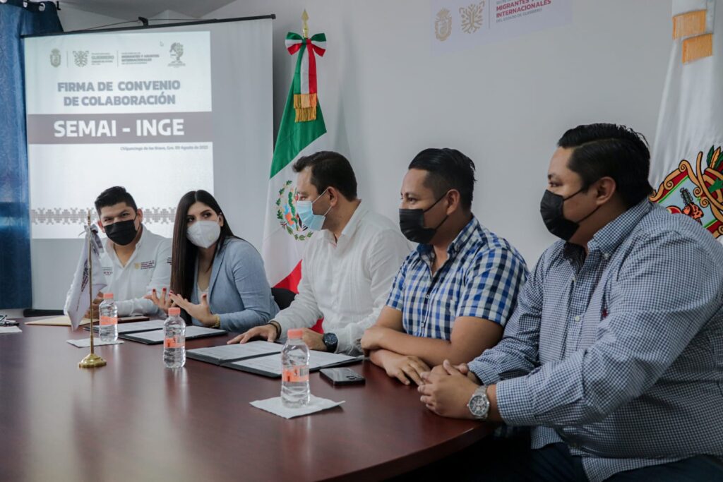 SEMAI e INGE firman convenio de colaboración en favor de los migrantes guerrerenses y sus familias