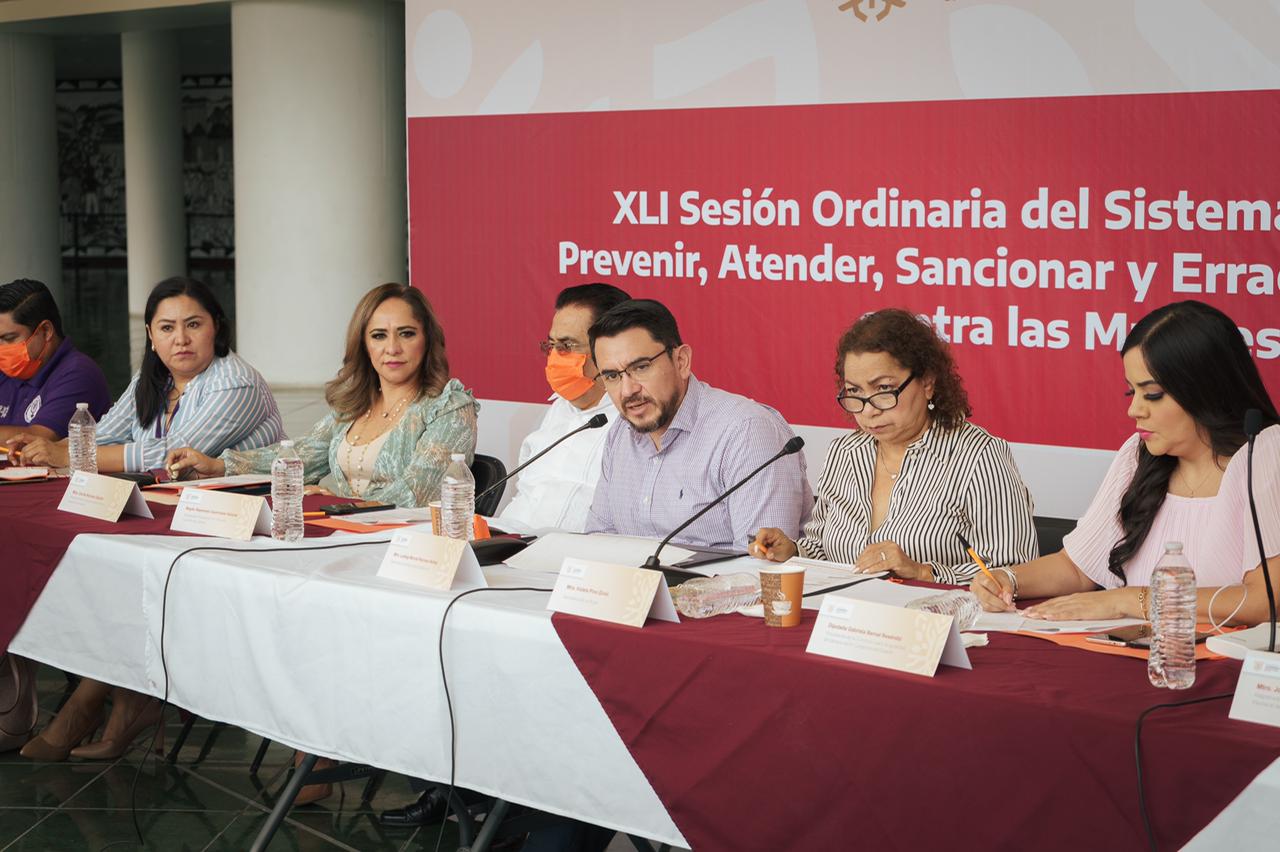 SESIONA EL SISTEMA ESTATAL PARA PREVENIR, ATENDER, SANCIONAR Y ERRADICAR LA VIOLENCIA CONTRA LAS MUJERES EN GUERRERO