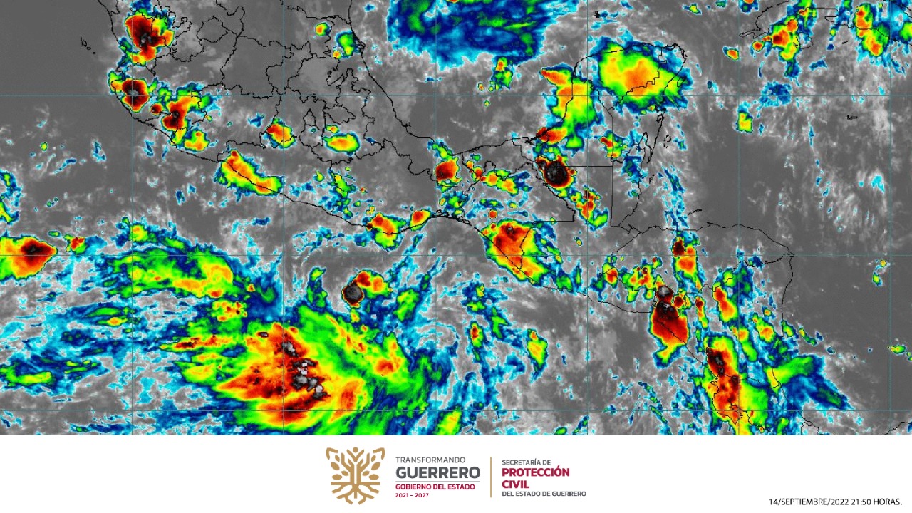 SPCGRO ALERTA POR SISTEMA DE BAJA PRESIÓN QUE PODRÍA EVOLUCIONAR E IMPACTAR FRENTE A LAS COSTAS DEL ESTADO