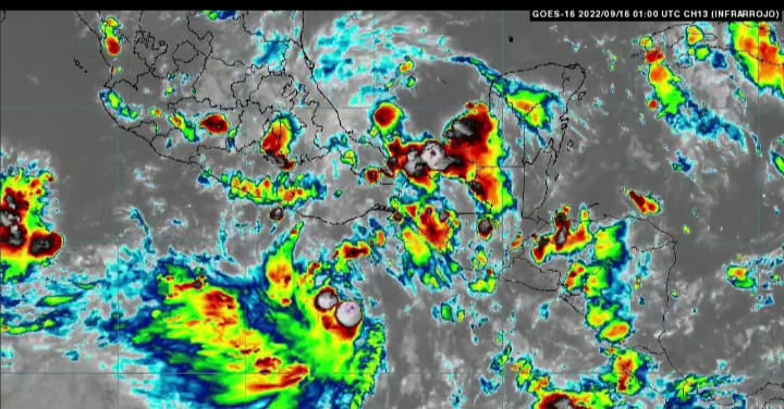 ALERTA SPCGRO DE MÁS LLUVIAS EN GUERRERO POR EVOLUCIÓN DE DEPRESIÓN TROPICAL EN EL OCÉANO PACÍFICO