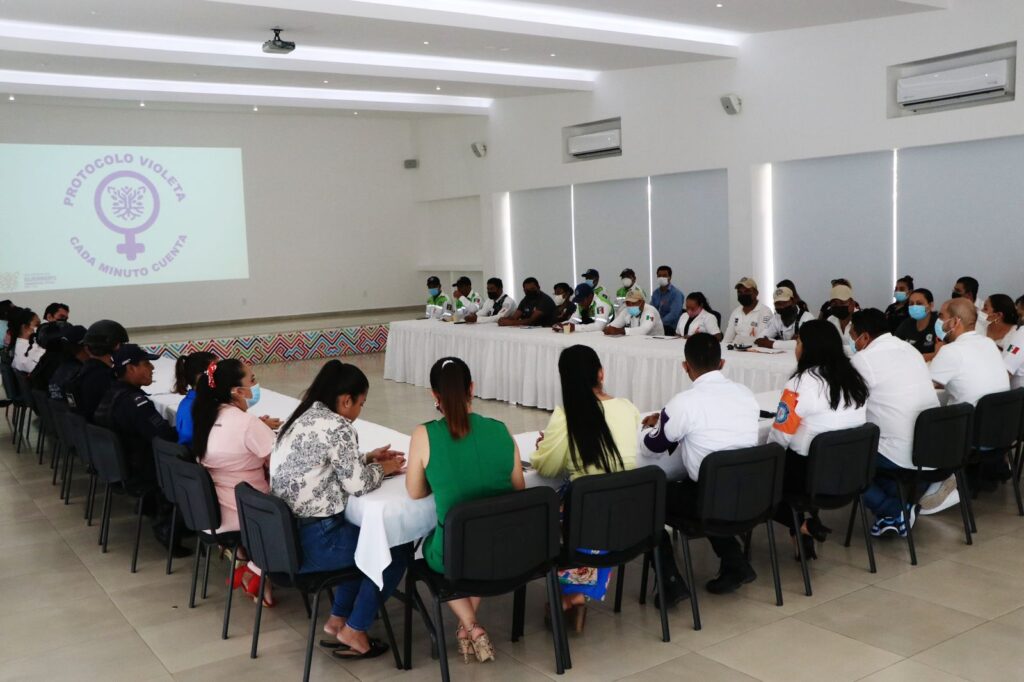 Presentan al gobierno de Jorge Sánchez Allec programa estatal “Protocolo Violeta”