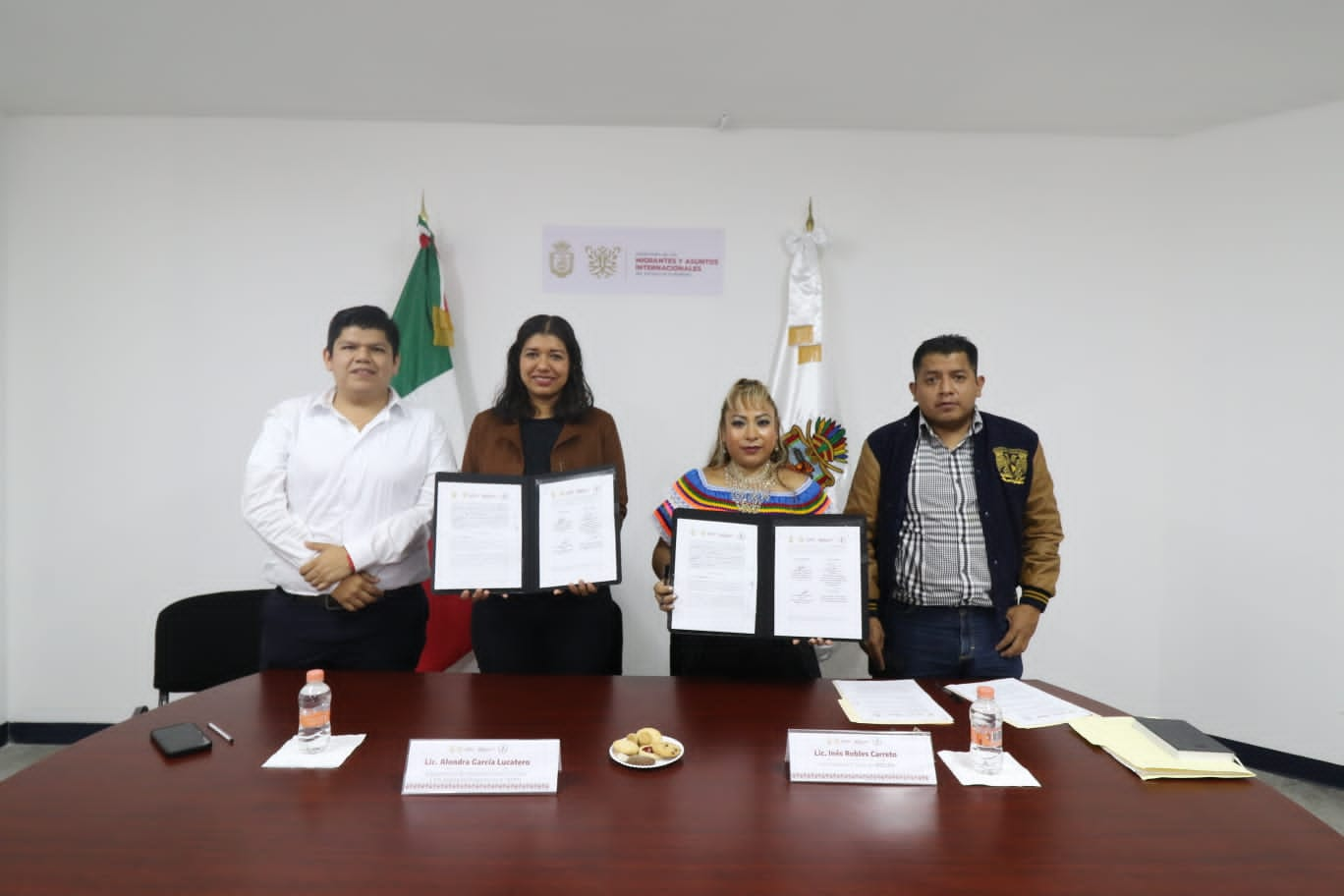 Firma SEMAI convenio de colaboración con el IBIEGRO, en beneficio de la educación de los migrantes y sus familias