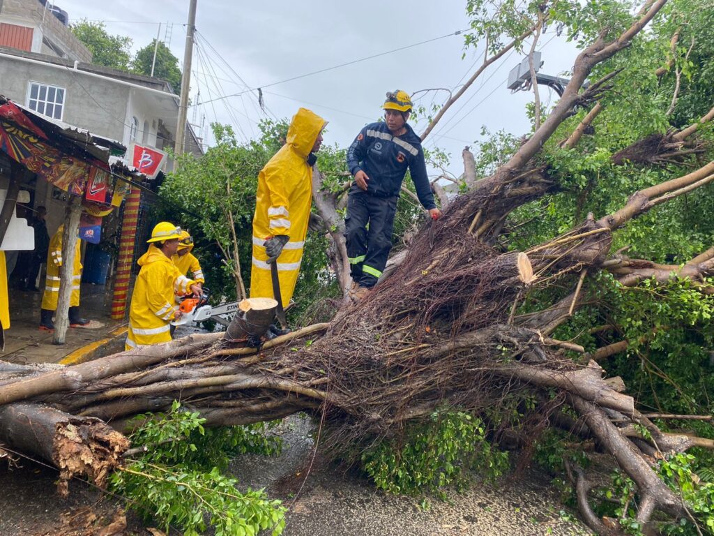 Implementa PC Guerrero acciones preventivas y realiza recorridos para evaluar y atender daños por tormenta “Kay”