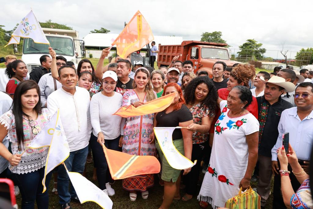 Más de 13 mdp serán destinados para obras de infraestructura deportiva y carretera en Copala: Evelyn Salgado