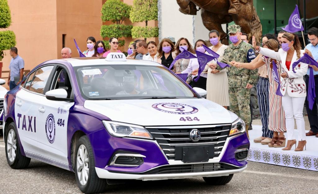 Transporte público en Guerrero se viste de “violeta” para uso exclusivo, seguro y sin acoso para las mujeres