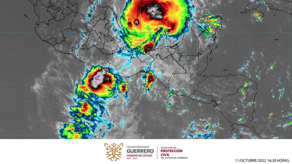 Alerta SPCGRO por pronóstico de lluvias fuertes para los próximos días