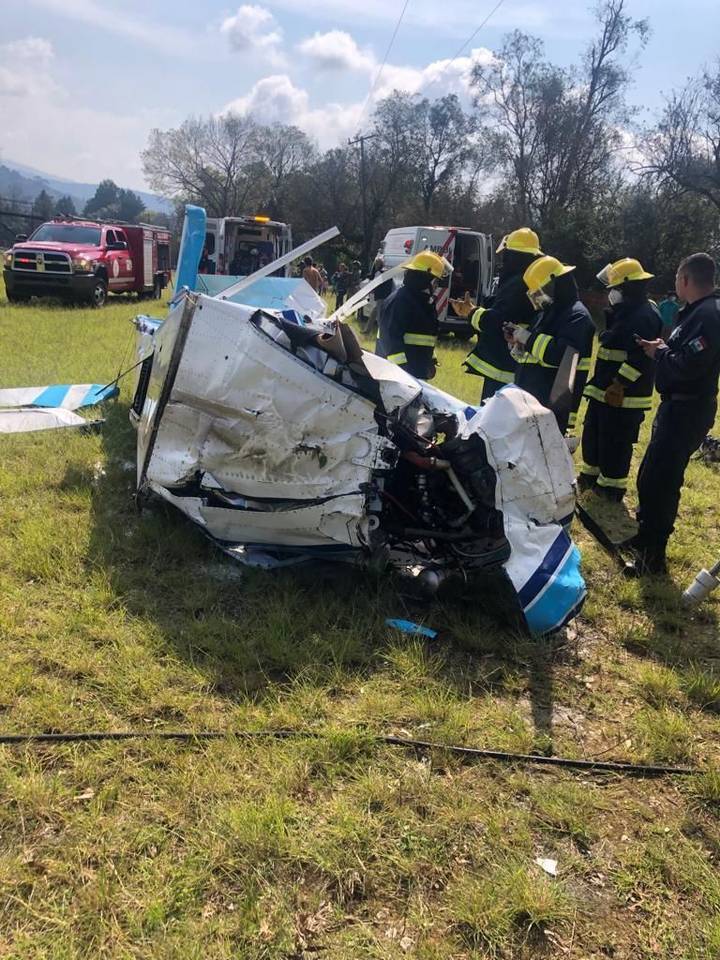 Caída de aeronave en Valle de Bravo, Edomex, deja un muerto y tres lesionados