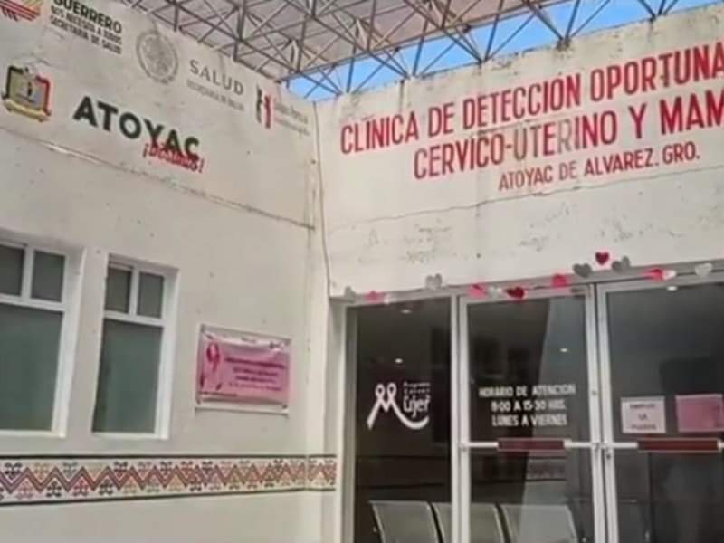 Mastógrafo de hospital de Atoyac no funciona, acusan