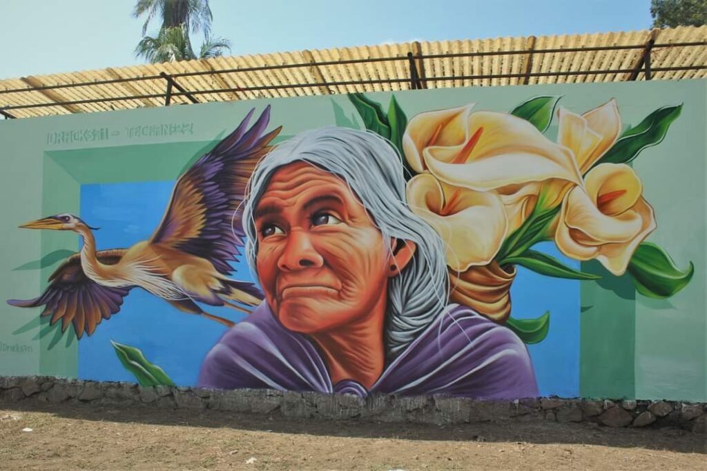 Artistas de Costa Grande y de otros estados realizaron murales en Técpan