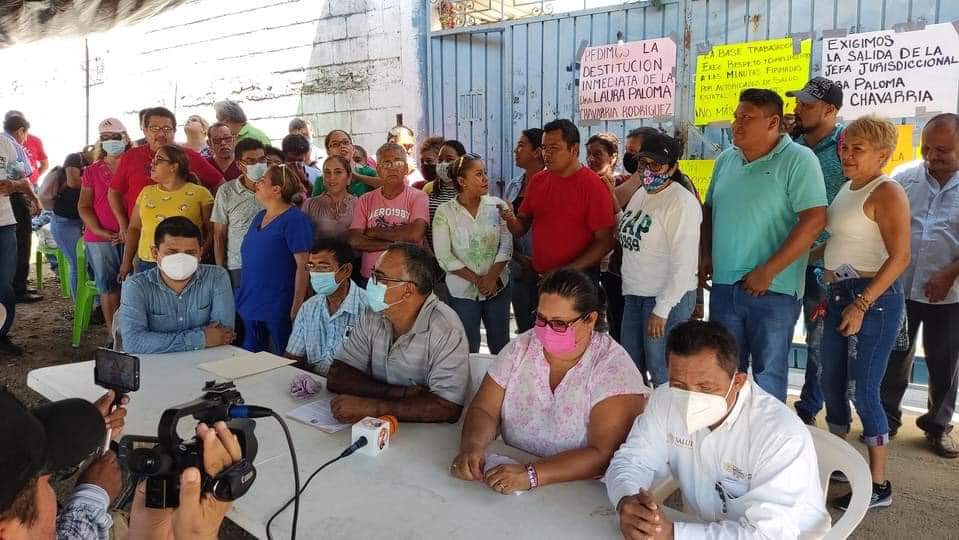 Empleados de Salud piden la salida de jefa jurisdiccional